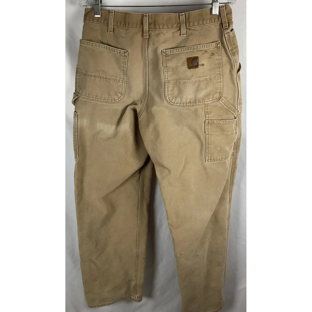 Carhartt B11 Loose Fit‎ Brown Duck Work Pants Men's 32x34 USA Made Utility
